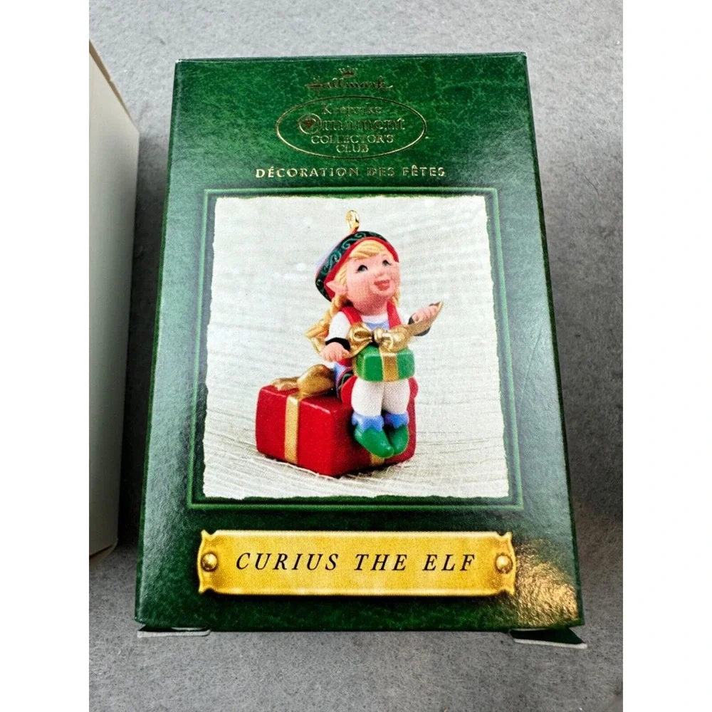 NEW! 2001-2008 Hallmark Keepsake Elf Ornaments Lot‎ of 4